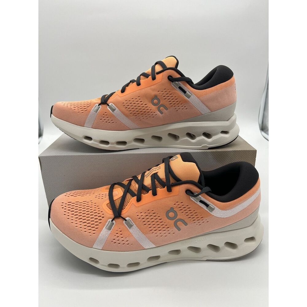 On Cloudsurfer 2 Tangerine Ivory Orange Running Sneaker 3MF10123126 Mens Sz 11